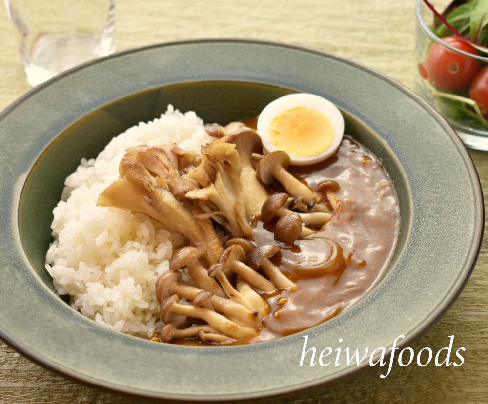 きのこのバターソテーカレー