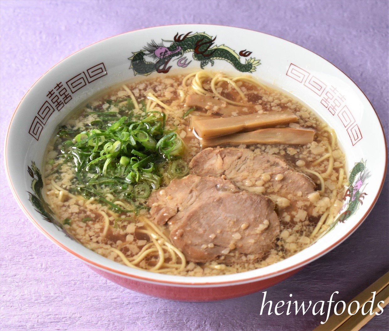 広島県尾道名物　背脂醤油ラーメン