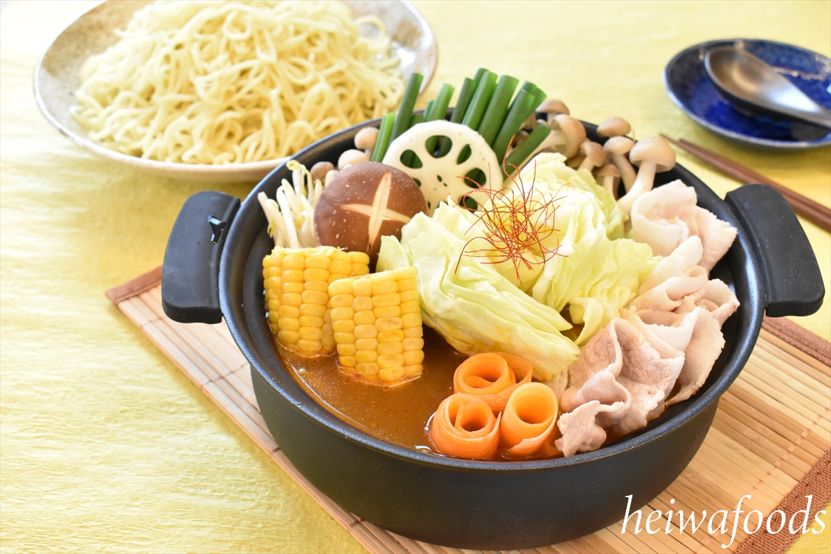 〆のラーメンが美味しい！カレー鍋